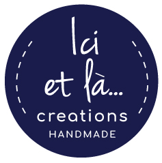 Ici et La Creations logo navy
