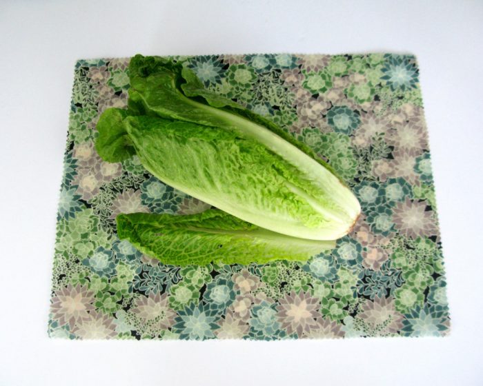 Ici et La Creations XL Beeswax Reusable Wrap – Succulents