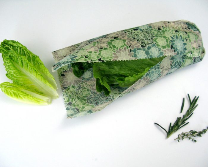 Ici et La Creations XL Beeswax Reusable Wrap – Succulents