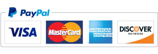 Paypal and credit card logos